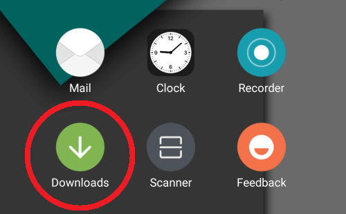 download and file manager icons