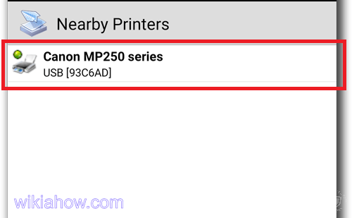 printer share - nearby printers
